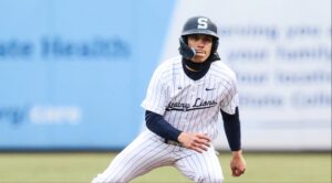 Penn State's Michael Anderson will be an obstacle for WVU pitchers to overcome